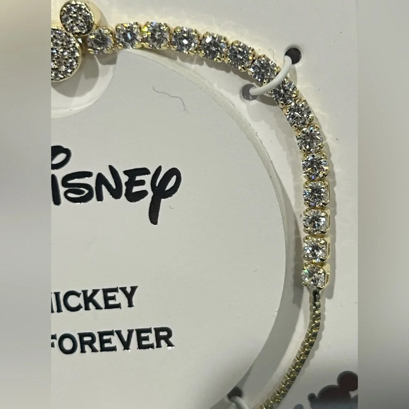 DISNEY MICKEY IS FOREVER ADJUSTABLE BRACELET WITH EARRINGS - Picture 11 of 11